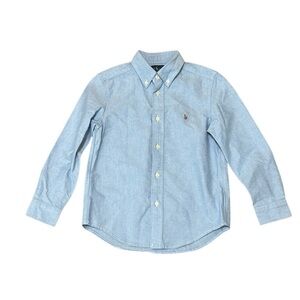 Ralph Lauren Blue Button Down Shirt Long Sleeve